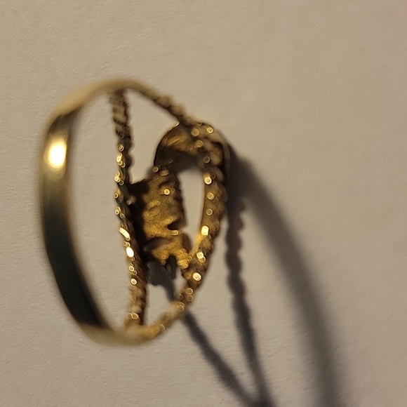 Nike Gold Filigree Ring Vintage - Picture 6 of 14